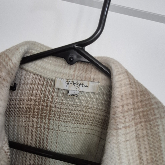 Mixed Material Shacket - Picture 2 of 5